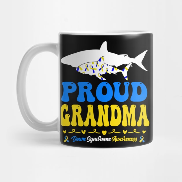Proud Grandma World Down Syndrome Awareness Day Shark by ttao4164